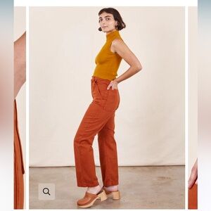 Big Bud Press PETITE Work Pants  Burnt Terracotta